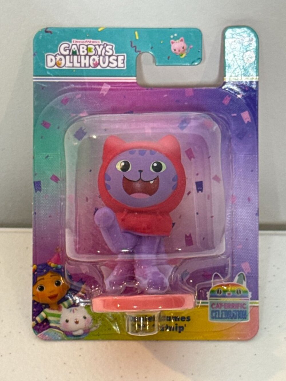 Gabbys Dollhouse DJ Catnip Figurine Caperiffic Celebration New